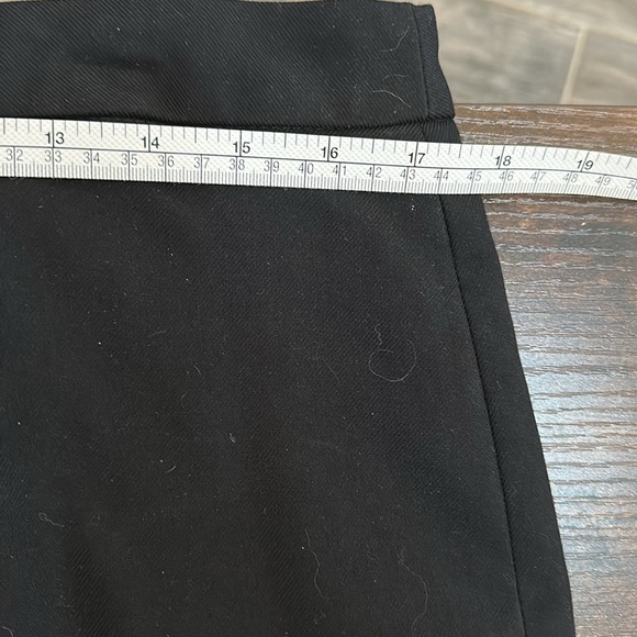 Black short professional pencil skirt with exterior mini pocket belt loops NWOT - Picture 5 of 6